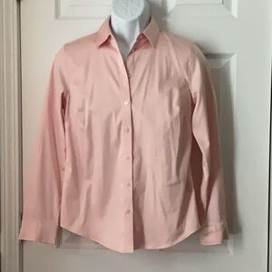 Banana Republic Light Pink Collared Shirt Tailored Fit